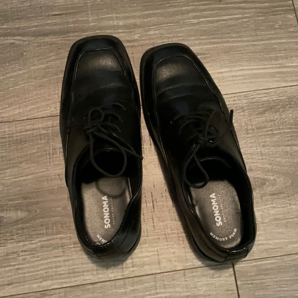 Black Dress Shoes, Boys Size 4